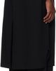 YOHJI YAMAMOTO YOHJI YAMAMOTO Black Wool Gabardine Standard Wrap Trousers - 3