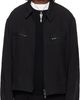 YOHJI YAMAMOTO YOHJI YAMAMOTO Black Zip Blouson Jacket - 1