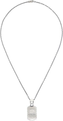 YOHJI YAMAMOTO YOHJI YAMAMOTO Dog Tag Pendant Necklace