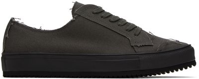 YOHJI YAMAMOTO YOHJI YAMAMOTO Gray Raw Edge Sneakers