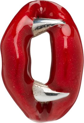 YOHJI YAMAMOTO YOHJI YAMAMOTO Vampire Pierce Rouge Single Earring