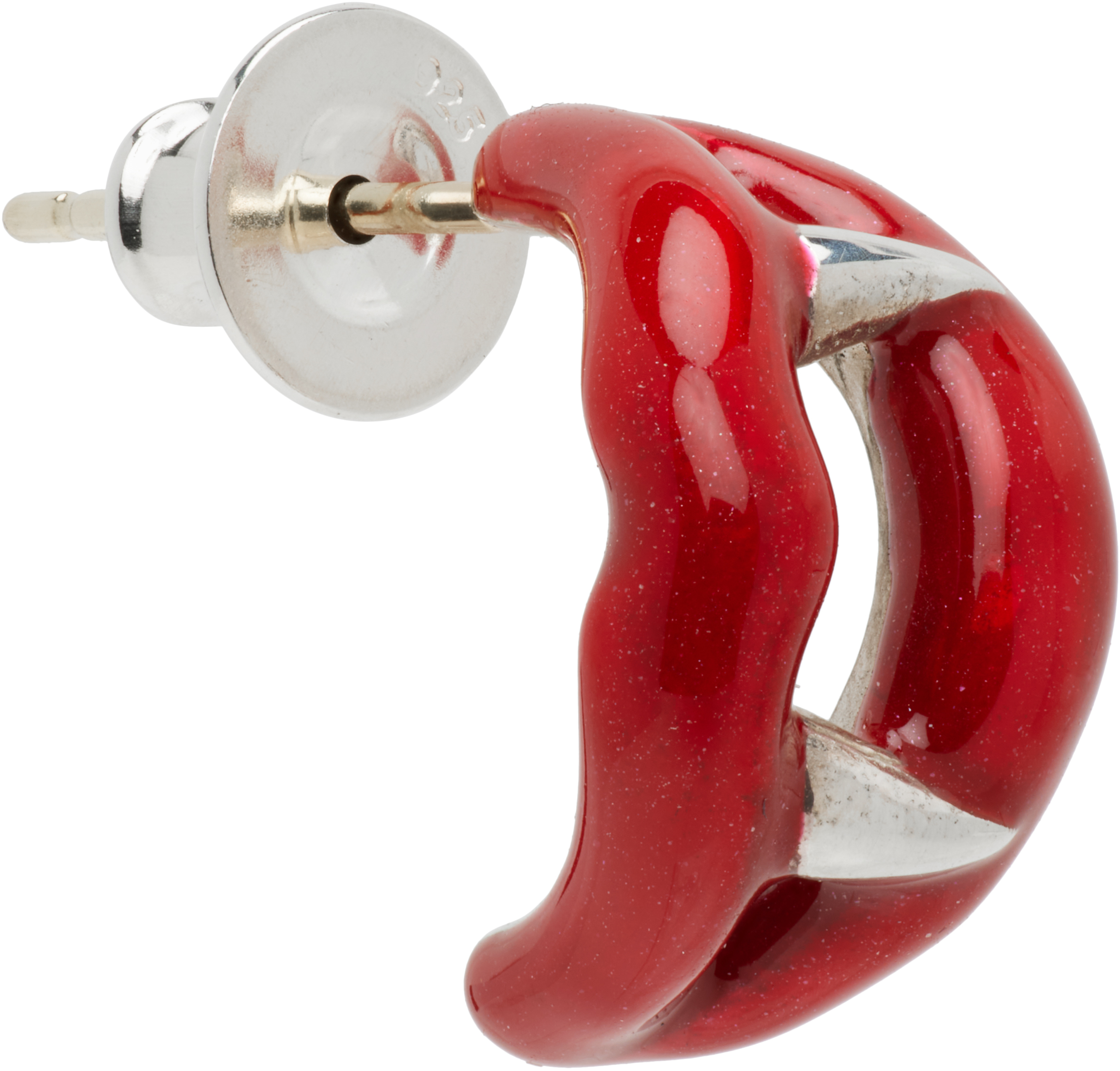 YOHJI YAMAMOTO - Vampire Pierce Rouge Single Earring