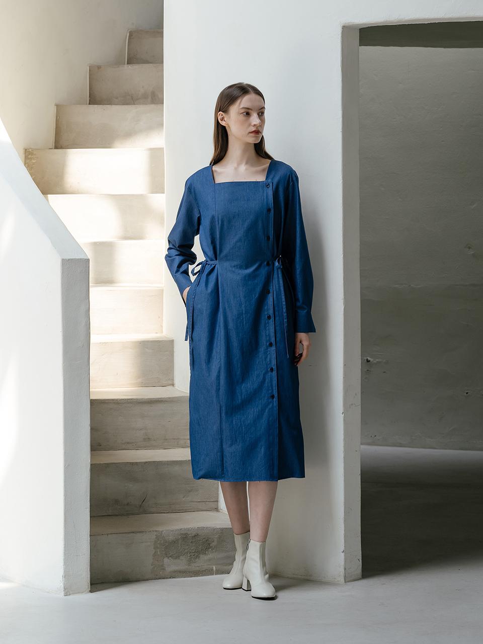 YOUNESS Dina Denim Dress