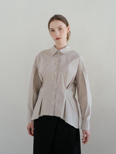 YOUNESS Gray Dart Shirt
