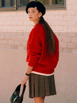 Your name Here Chomchom Fisherman Knit