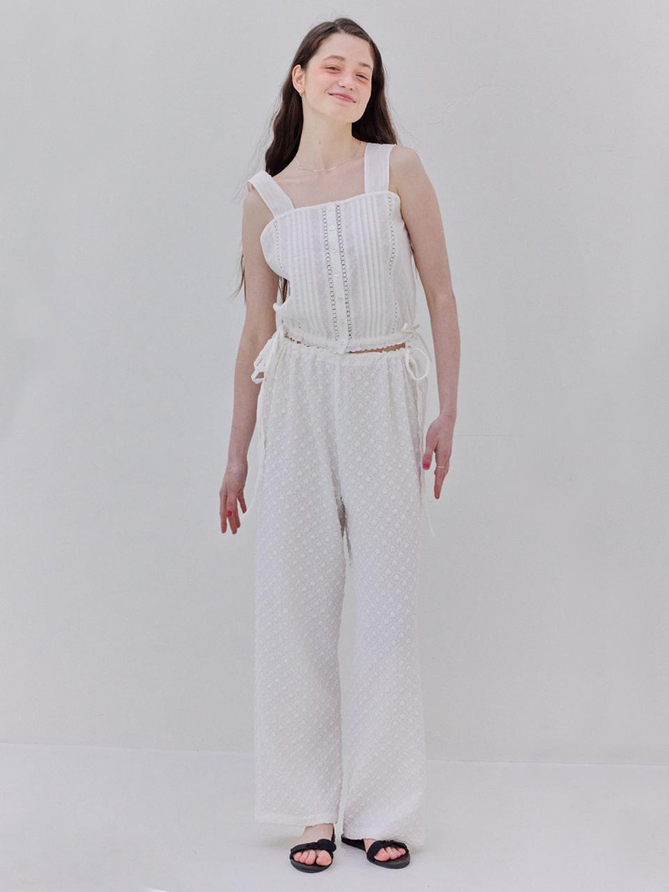 Your name Here Embossed Strap Pants