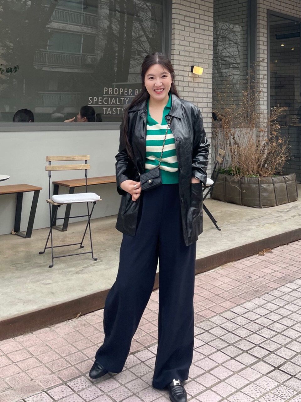 Your name Here Formal Faux Leather Jacket _2 Colors