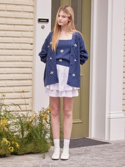 Your name Here Lace Tiered Skirt Pants (2 Color) Y4S00