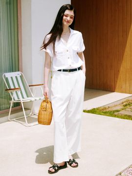 Your name Here Linen Pintuck Pants