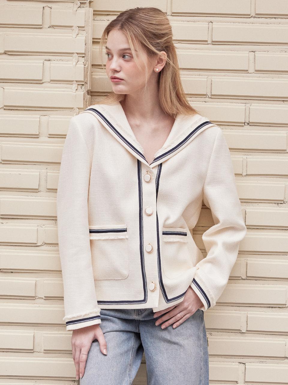 Your name Here Marini Tweed Jacket (2Color) Y4J006