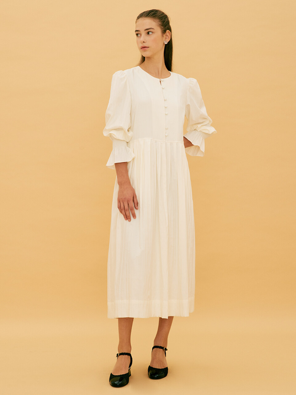 Your name Here Modern Pleats Dress (2 Colors)