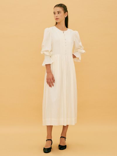 Your name Here Modern Pleats Dress (2 Colors)
