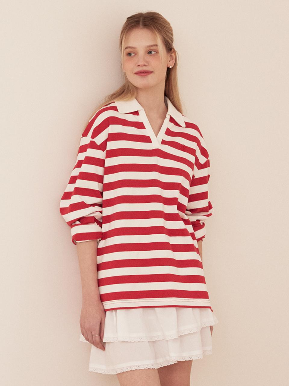 Your name Here Rugby Stripe T-shirt (2COL) Y4T022