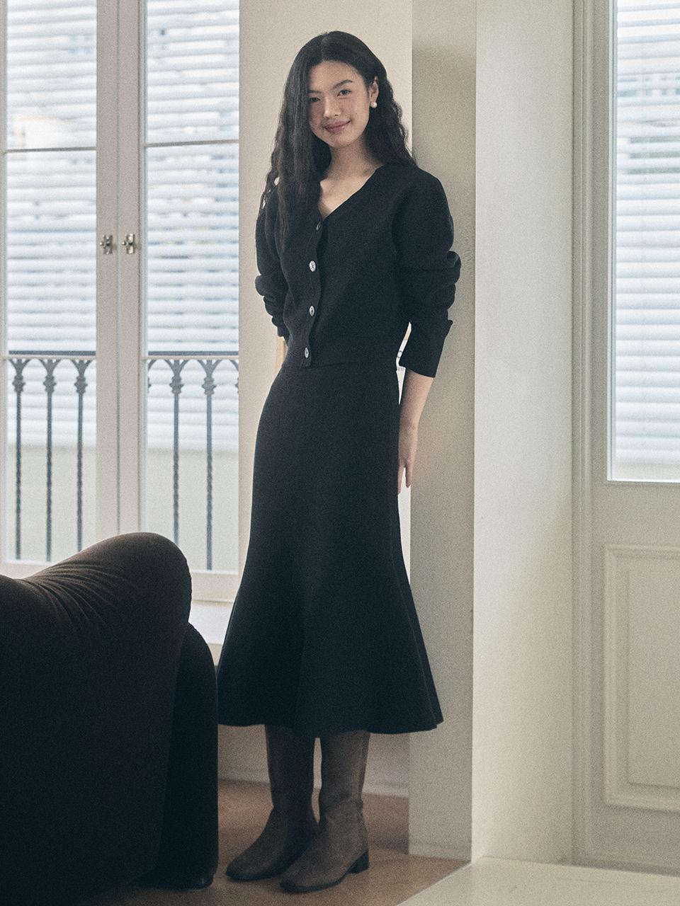 Your name Here Volume Mermaid Wrinkle-resistant Knit Skirt (Y4S035)