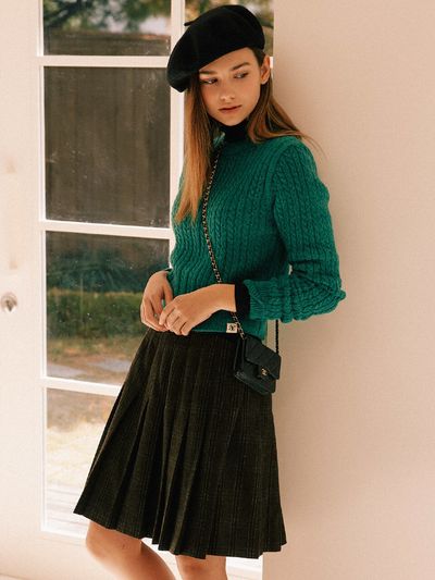 Your name Here Warm Knit Top (2COL)
