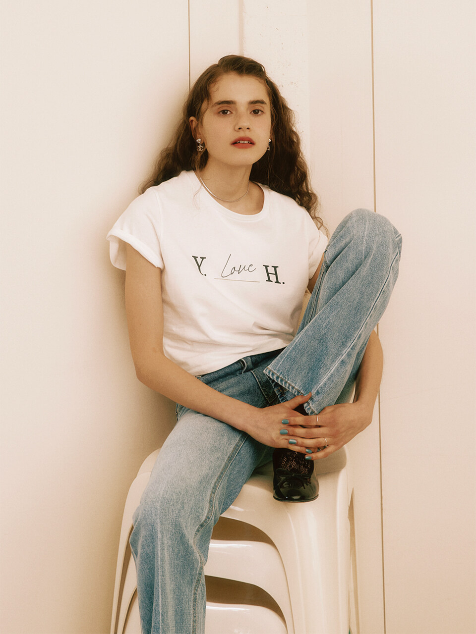Your name Here Your Name Here LOVE Crop T-shirt _4 Colors