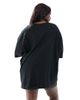 Yours Yours oversized boxy t-shirt in black - 4