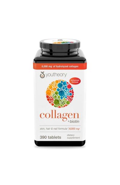 Youtheory Youtheory Collagen Biotin Advanced Supplement Tablets 390 Tablets
