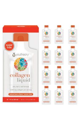 Youtheory Youtheory Collagen Liquid Hydrolyzed Peptides Hair Nail Joint Supplement 1 oz
