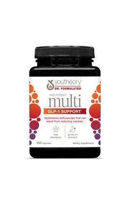 Youtheory Youtheory High Potency Multi GLP-1 Support Multivitamin Capsules 150 Vegetarian Capsules