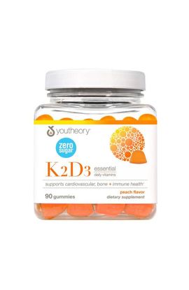 Youtheory Youtheory K2D3 Immune Bone Heart Health Vitamin Supplement 90 Capsules