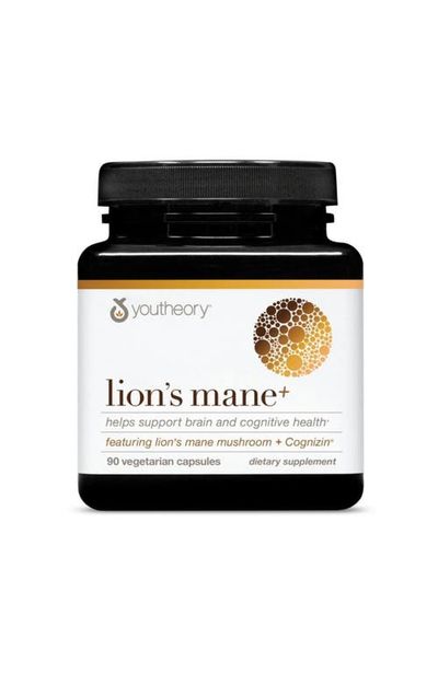 Youtheory Youtheory Lion's Mane+ Brain Health Support Capsules 90 vegetarian capsules