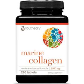 Youtheory Youtheory Marine Collagen Hydrolyzed Fish-Sourced Skin Support Supplement Tablets 290 Tablets