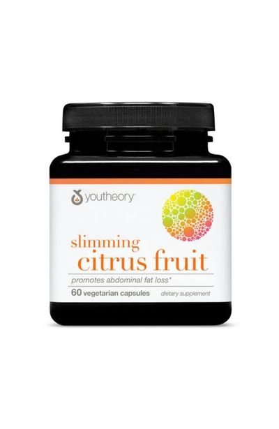 Youtheory Youtheory Slimming Citrus Fruit Vegan Health Supplement with Chromium 60 Vegetarian Capsules