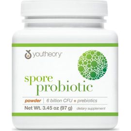 Youtheory Youtheory Spore Probiotic Powder Vegan Gut Health Supplement 3.45 oz