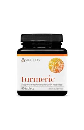 Youtheory Youtheory Turmeric 450mg Black Pepper Olive Leaf Joint Brain Support Supplement 90 Tablets