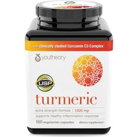 Youtheory Youtheory Turmeric Extra Strength 150 Vegetarian Capsules Supplement