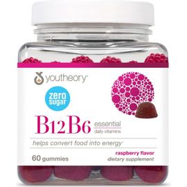Youtheory Youtheory Vegan B12 B6 Brain Energy Immunity Support Gummies 60 Gummies