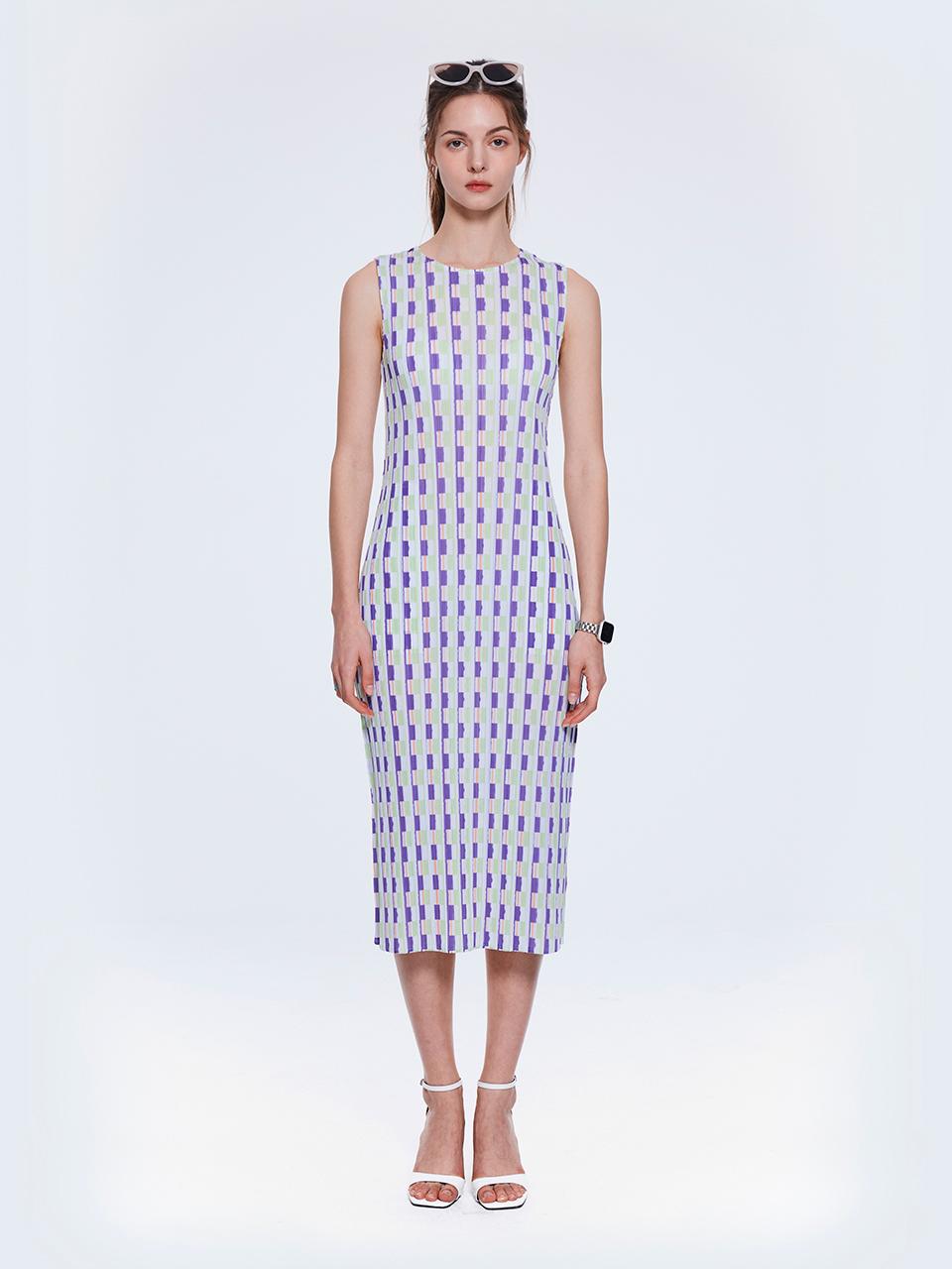 yoyoyoy Printed Sleeveless dress_AI04WNPOP07