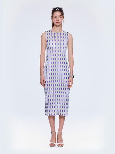 yoyoyoy Printed Sleeveless dress_AI04WNPOP07