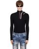 Y/Project Y/Project Black Double Collar Sweater - 1