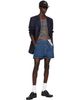 Y/Project Y/Project Blue Classic Asymmetric Waist Denim Shorts - 4