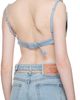 Y/Project Y/Project Blue Scrunched Denim Bralette - 3