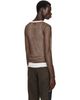 Y/Project Y/Project Brown 'Paris' Best' Mesh T-shirt - 3