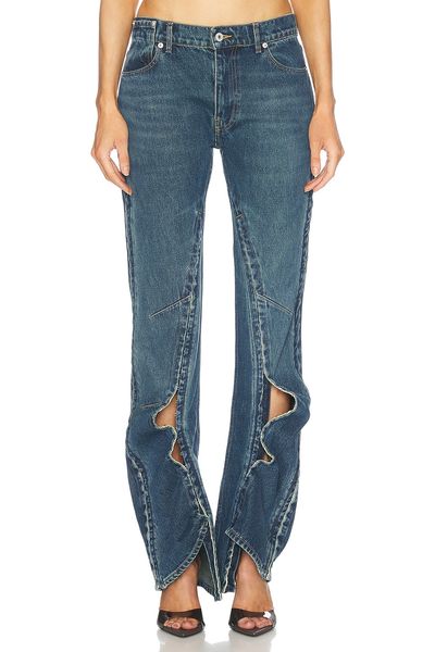 Y/Project Y/Project Hook And Eye Straight Leg Jeans