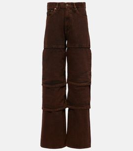 Y/Project Y/Project Layered high-rise wide-leg jeans