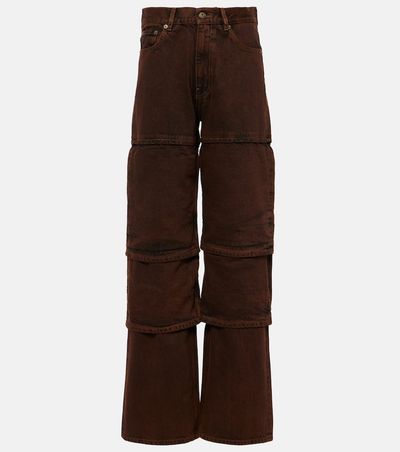 Y/Project Y/Project Layered high-rise wide-leg jeans