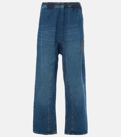 Y/Project Y/Project Logo low-rise wide-leg jeans