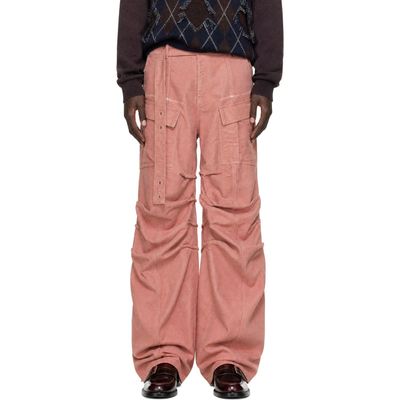 Y/Project Y/Project Pink Gathered Cargo Pants