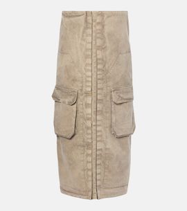 Y/Project Y/Project Velcro cotton cargo skirt