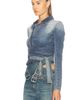 Y/Project Y/Project Wrap Fitted Denim Jacket - 3