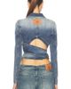 Y/Project Y/Project Wrap Fitted Denim Jacket - 4