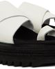 Y's Y's White Thong Sandals - 4