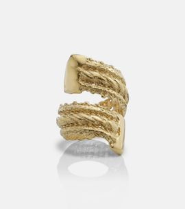 Ysso Ysso Aella 24kt gold-plated ring