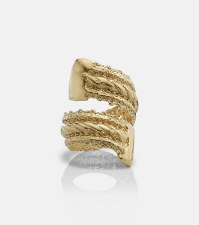 Ysso Ysso Aella 24kt gold-plated ring