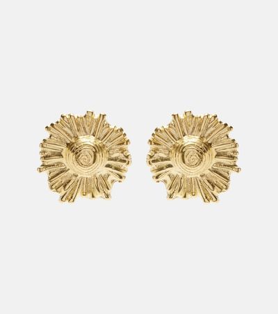 Ysso Ysso Ilios 24kt gold-plated earrings